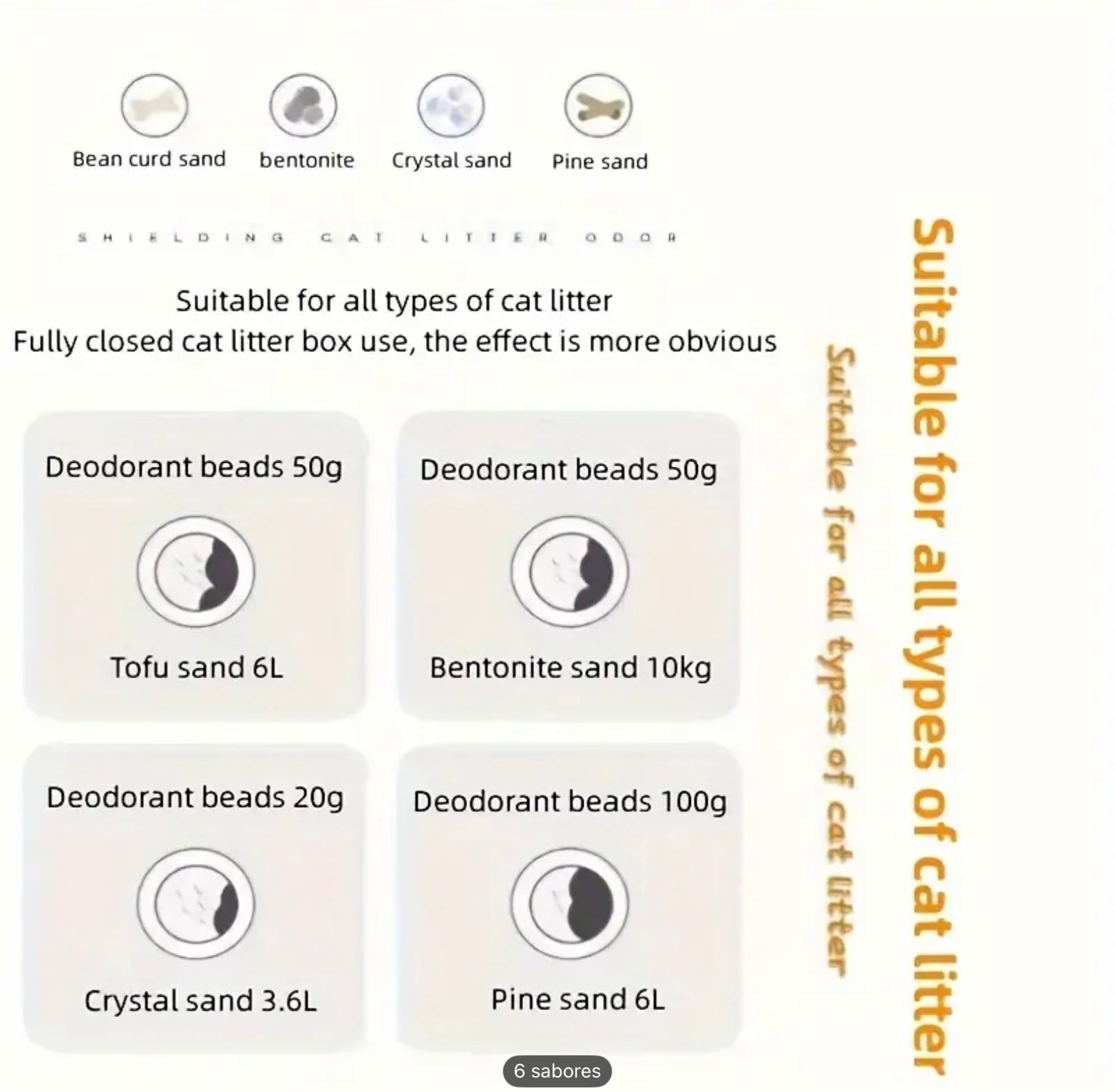 Cat Litter Deodorizing Crystals – Powerful Odor Eliminator for a Fresh & Clean Home