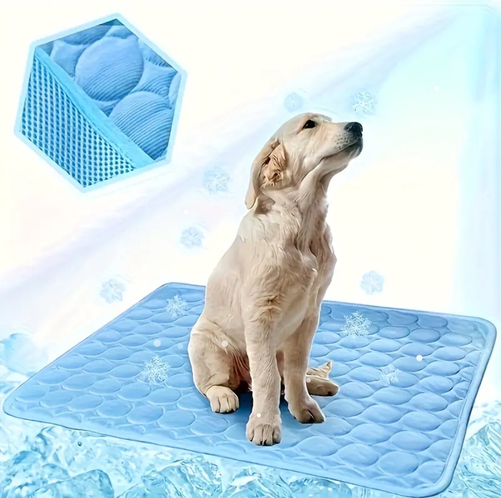 Cooling Mat for Dogs & Cats – Breathable, Washable Summer Pet Bed