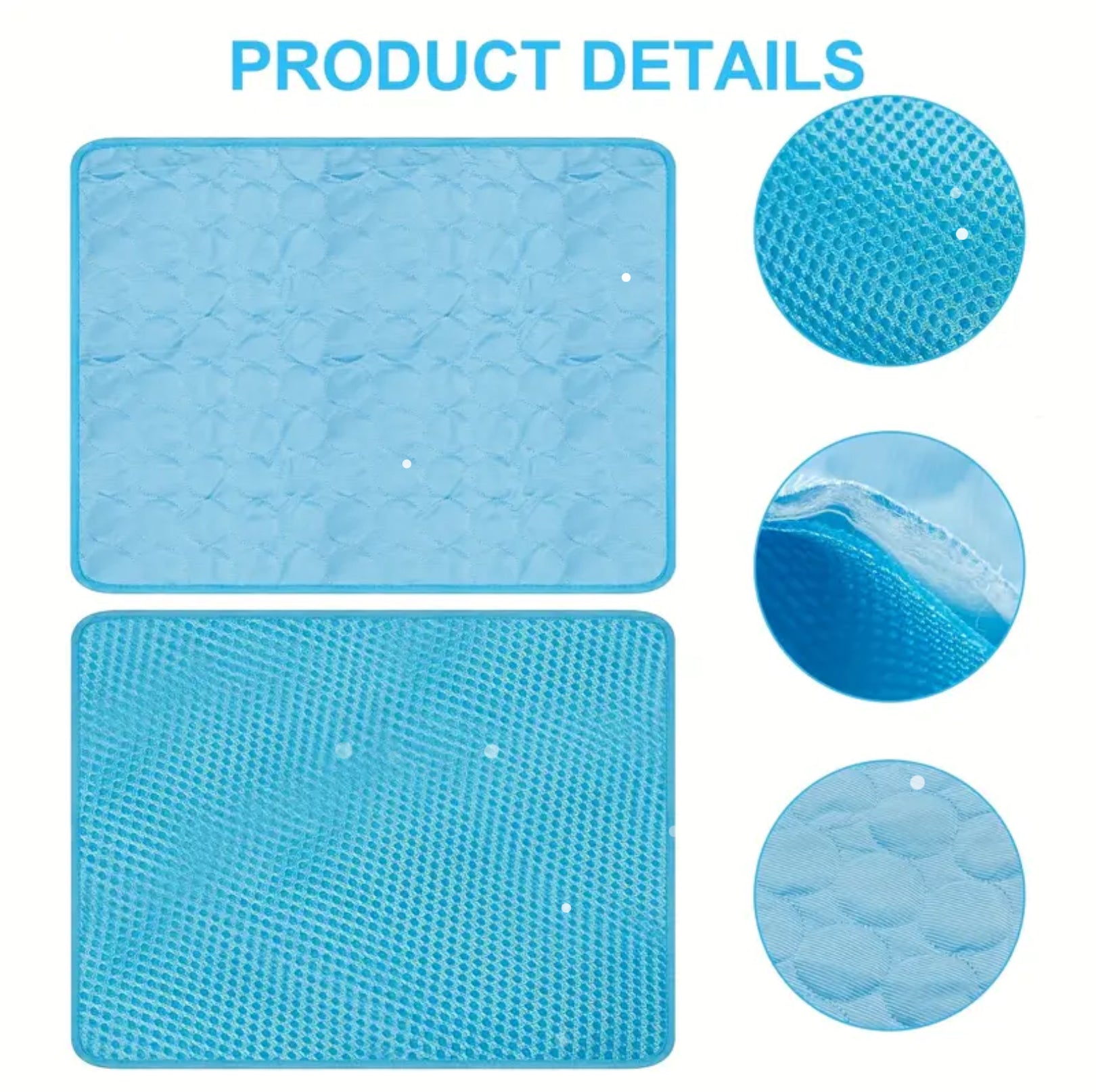 Cooling Mat for Dogs & Cats – Breathable, Washable Summer Pet Bed