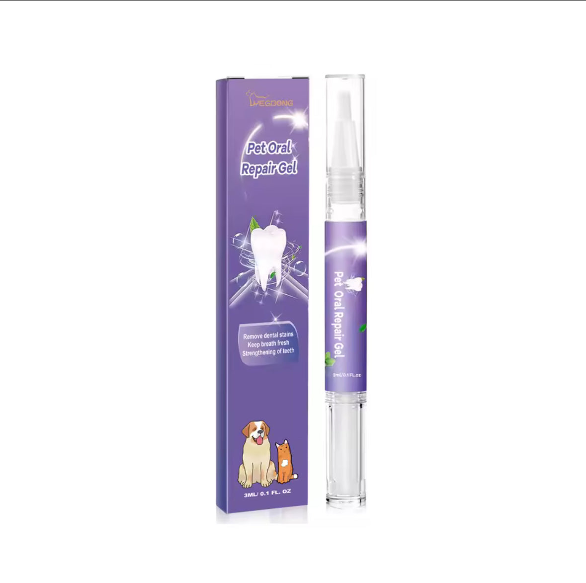 Pet Dental Cleaning Pen for Dogs & Cats