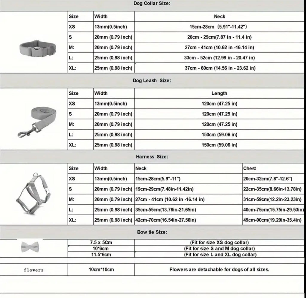 Velvet Elegance Set – Collar, Harness & Lead