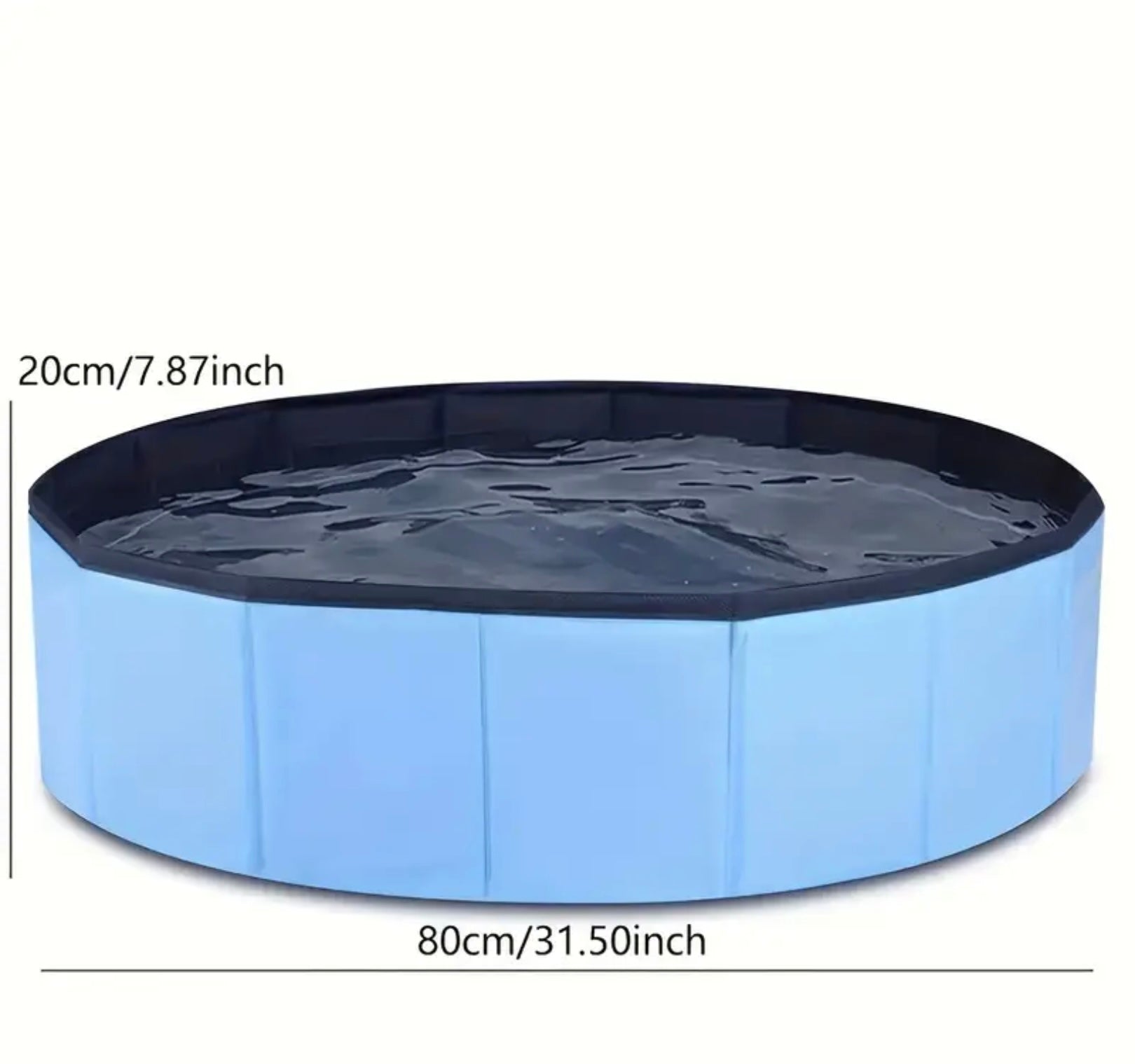 Portable Foldable Dog Bath Tub – Non-Slip Wash Basin for Indoor & Outdoor Use, Durable & Easy to Clean, Available in Red & Blue