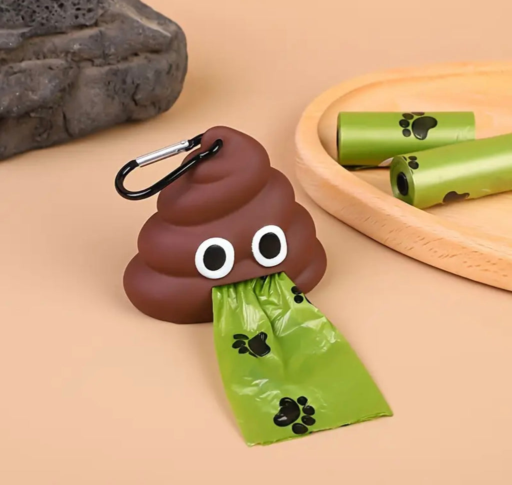 Creative Pet Supplies: Portable Dog Poop Bag Dispenser & Waste Scoop – Convenient and Stylish for Dog Walks