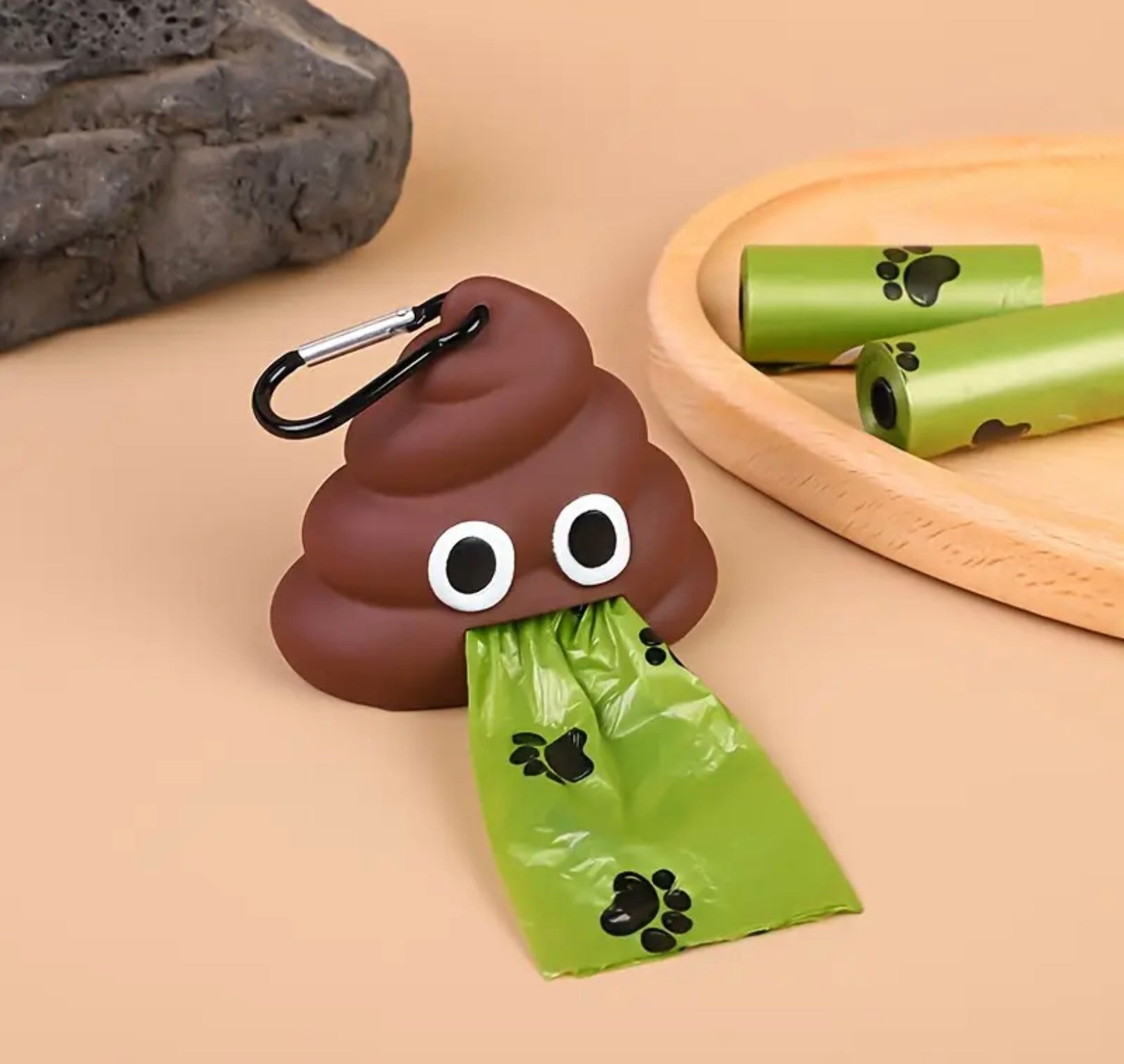 Creative Pet Supplies: Portable Dog Poop Bag Dispenser & Waste Scoop – Convenient and Stylish for Dog Walks