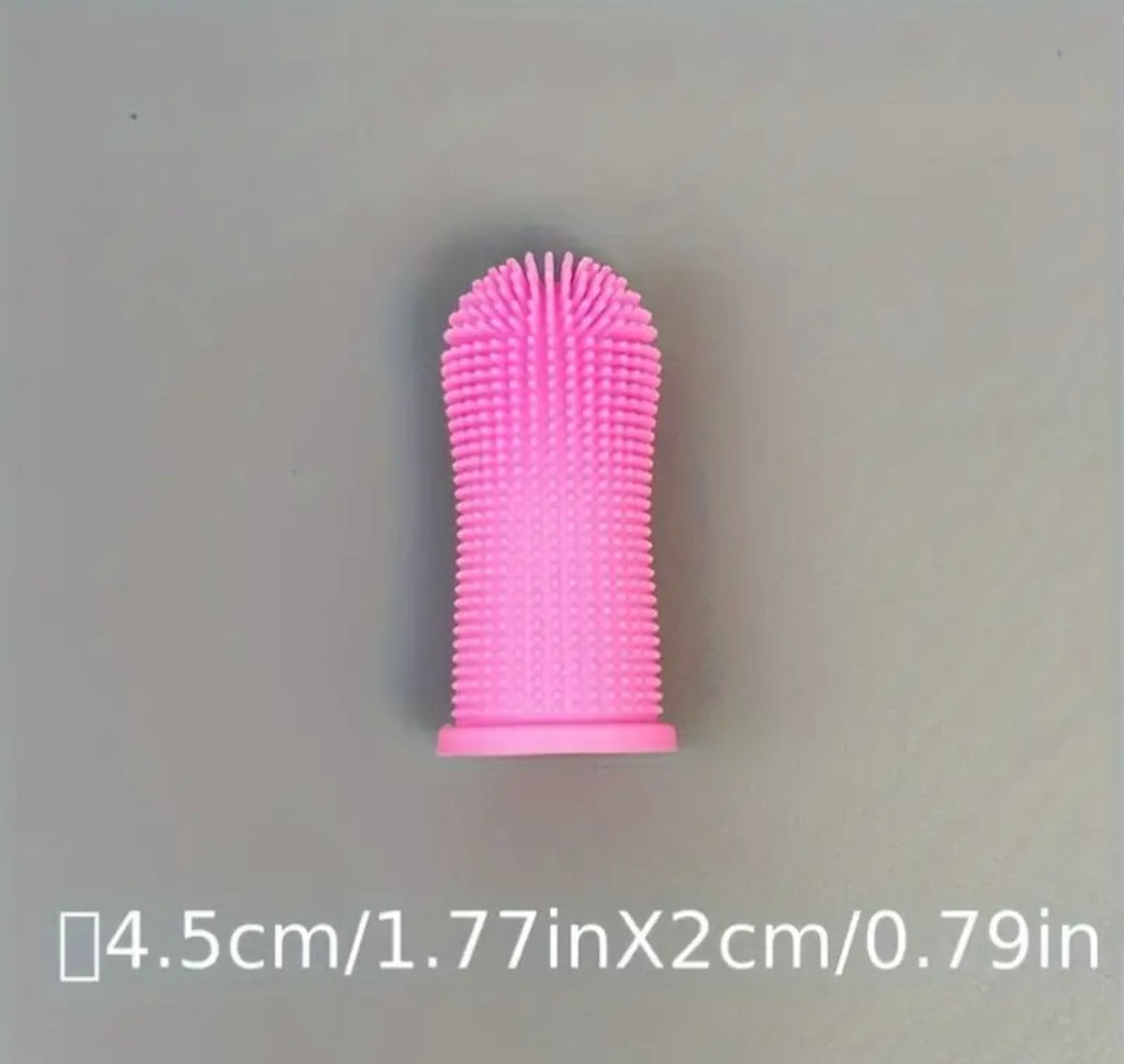 Ultra-Soft Silicone Toothbrush for Dogs & Cats – Gentle on Teeth & Gums, Easy to Use, Battery-Free Dental Care