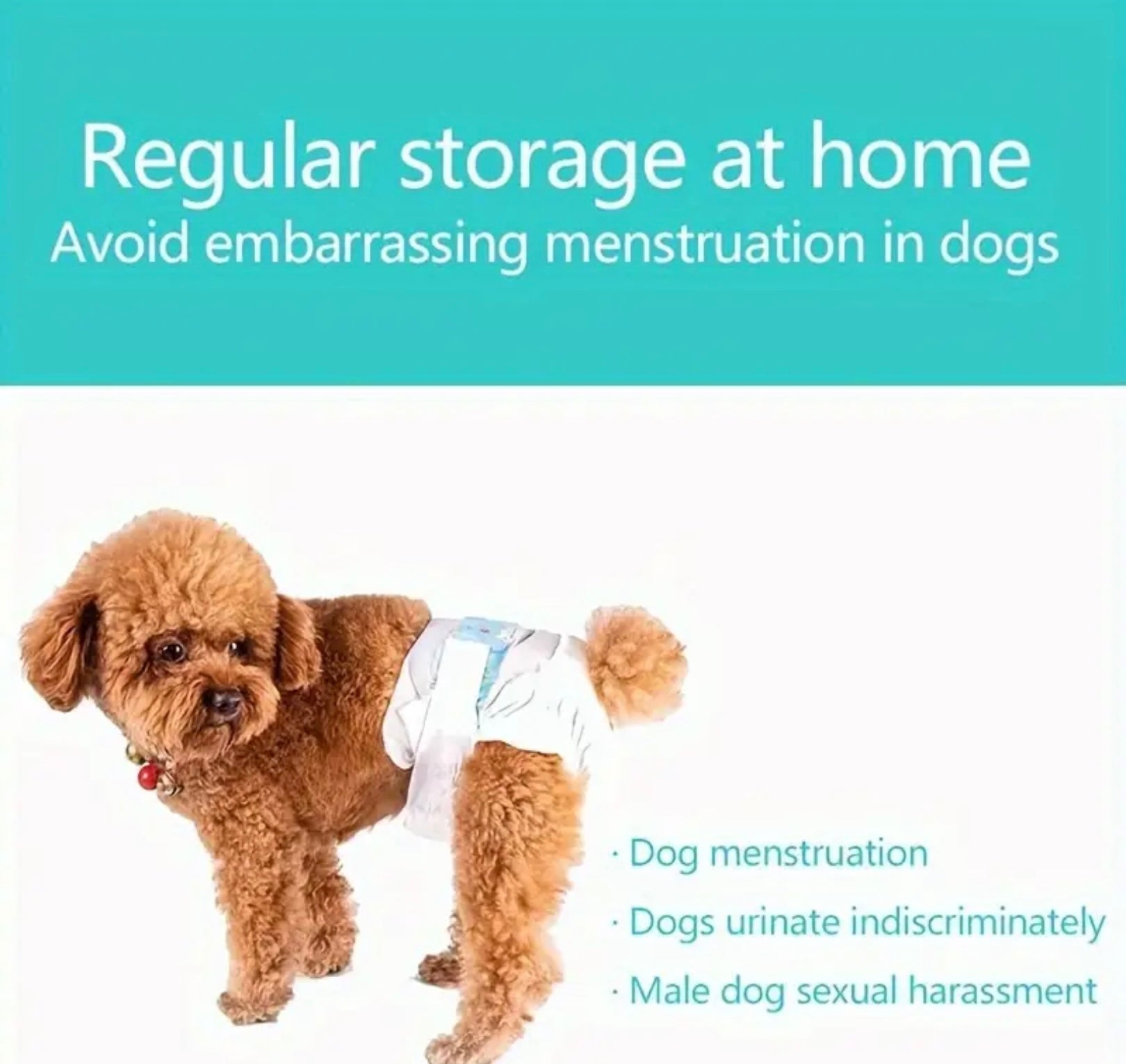 Leak-Proof Dog Diapers for Male & Female – Comfortable Non-Woven Absorbent Pants for Incontinence & Training