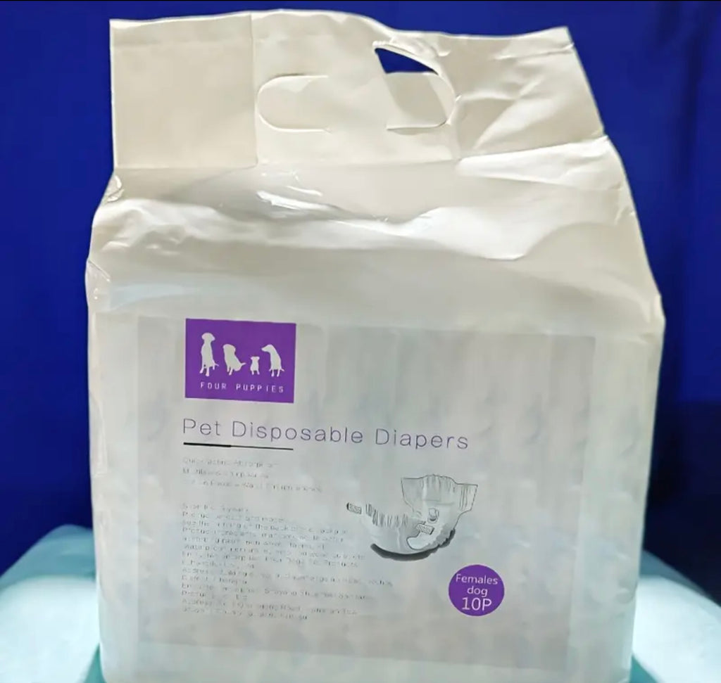 Leak-Proof Dog Diapers for Male & Female – Comfortable Non-Woven Absorbent Pants for Incontinence & Training