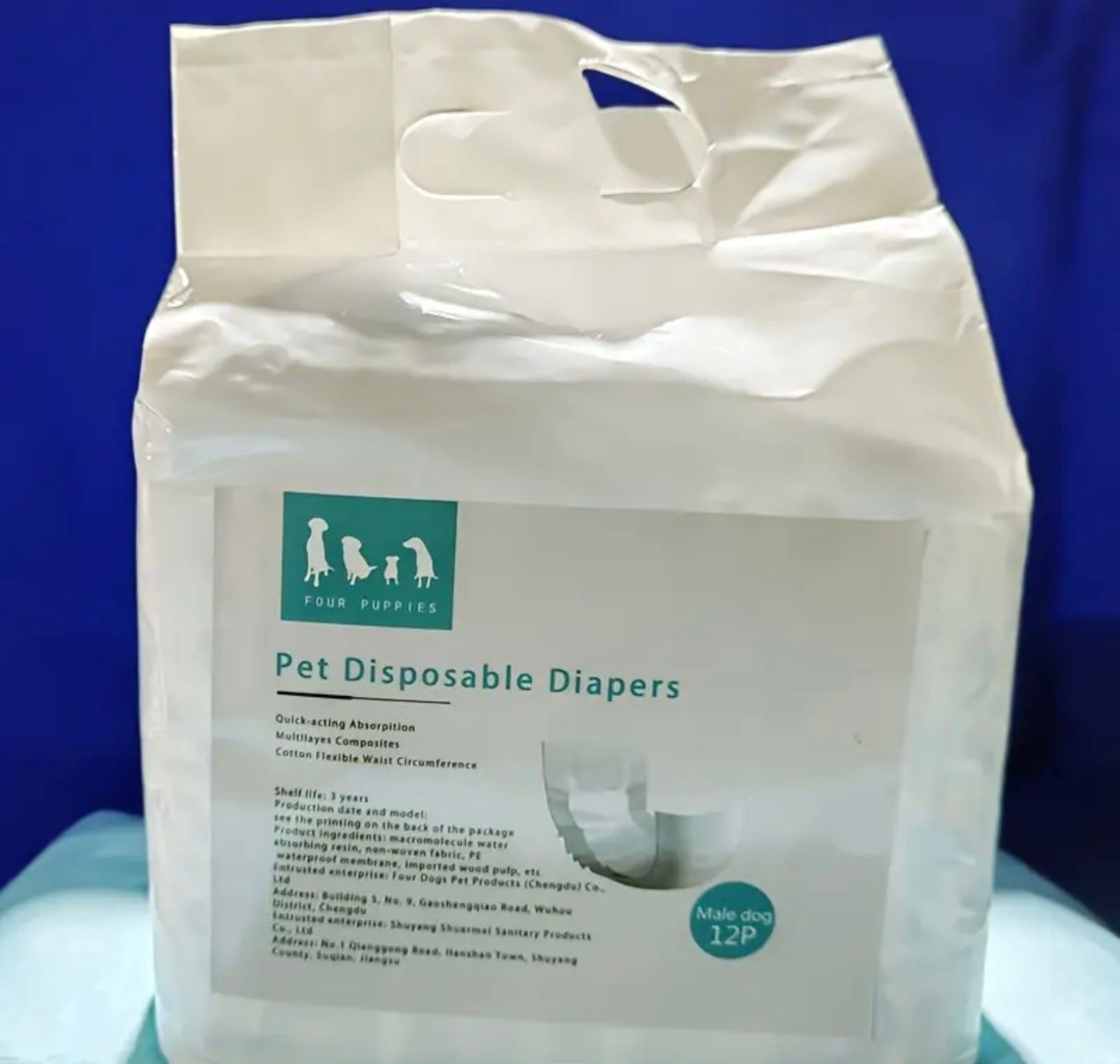 Leak-Proof Dog Diapers for Male & Female – Comfortable Non-Woven Absorbent Pants for Incontinence & Training