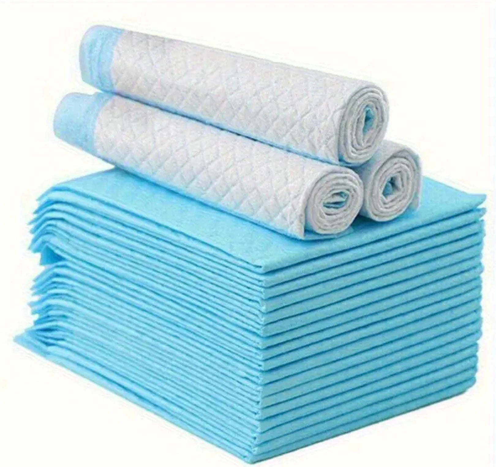 Super Absorbent Disposable Dog Pee Pads – 20/40/50/100 Pack – Thick & Odor-Control Training Pads for Puppies