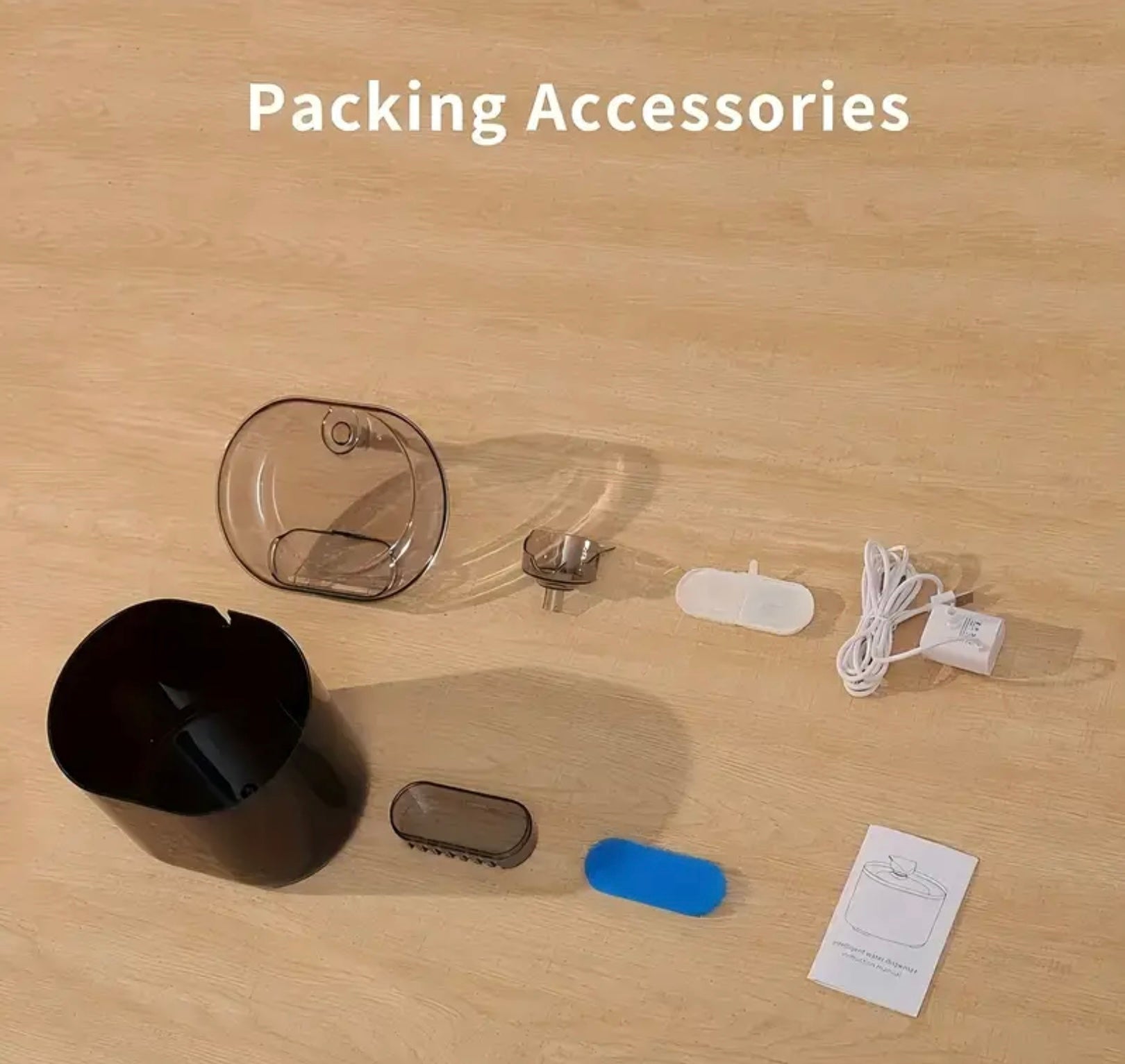 2.2L Cat Water Fountain – Ultra-Quiet USB Pet Water Dispenser with Cute Cat Spout, No Battery Required