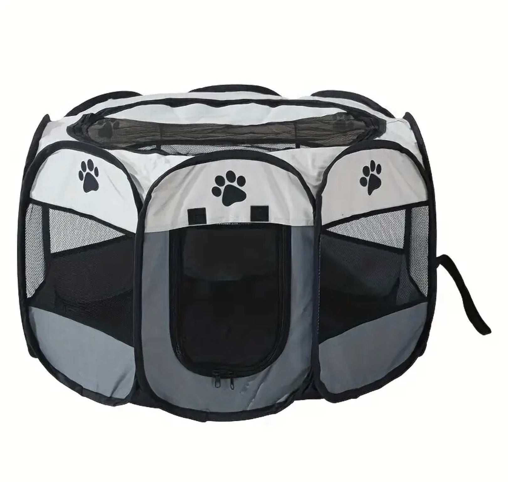 Foldable Octagon Pet Playpen – Scratch-Resistant Oxford Fabric Tent for Cats & Dogs, Indoor/Outdoor Use