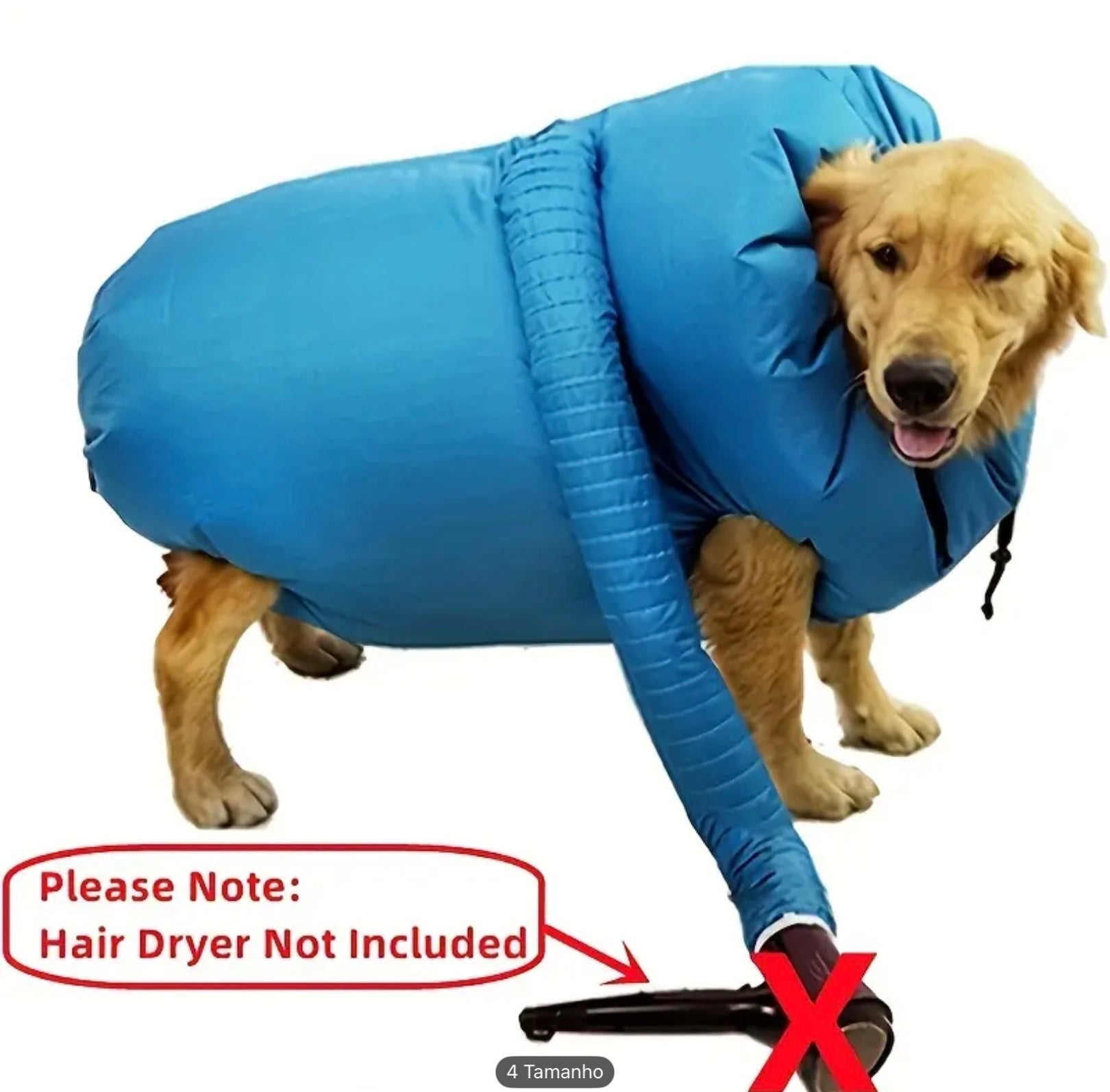 Foldable Pet Hair Dryer – Quick-Dry Blow Dryer for Dogs & Cats, Compact and Portable