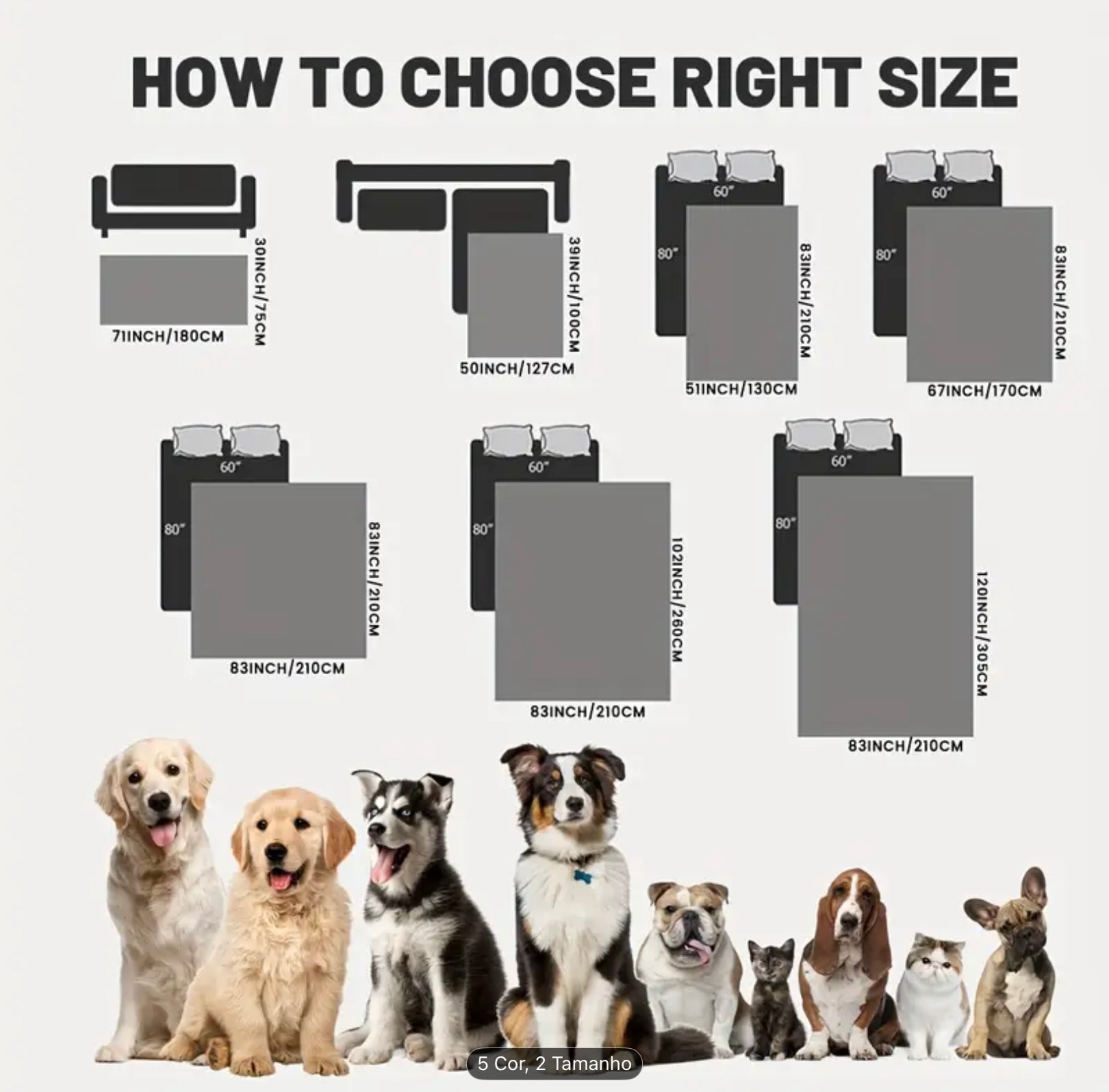 High-Quality Non-Slip Dog Mattress Cover – Washable Furniture Protector Blanket for Beds, Couches & Cars