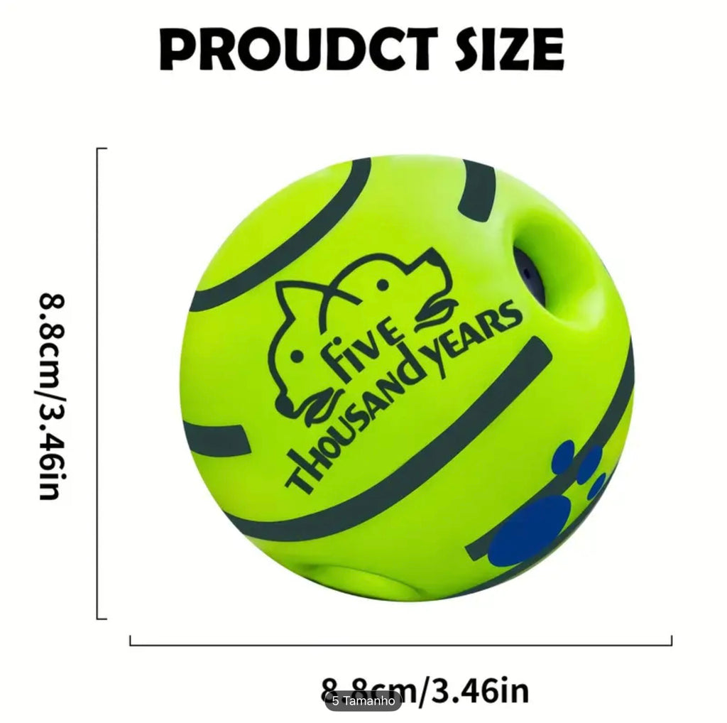 Interactive Voice Ball Toy for Pets – Battery-Free IQ Training Ball for Dogs
