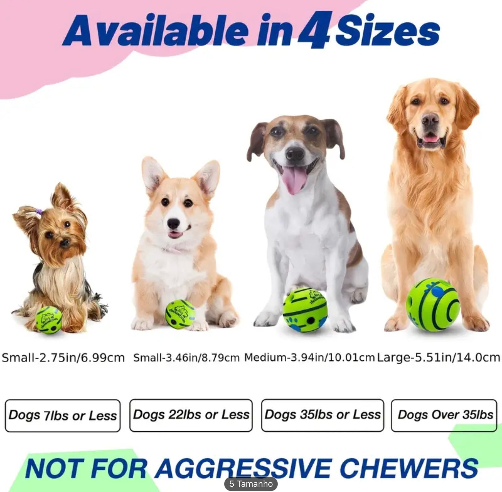 Interactive Voice Ball Toy for Pets – Battery-Free IQ Training Ball for Dogs