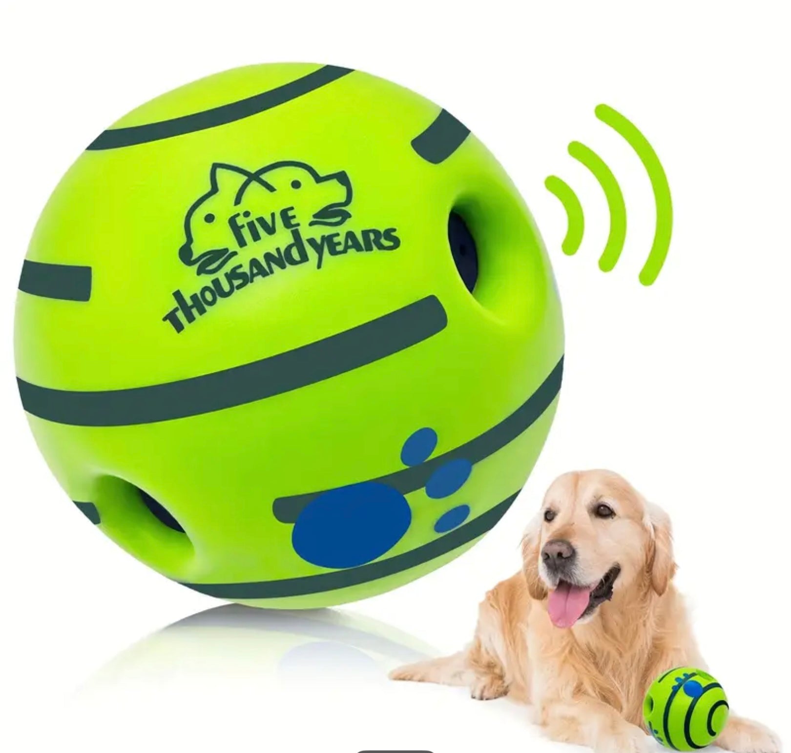 Interactive Voice Ball Toy for Pets – Battery-Free IQ Training Ball for Dogs