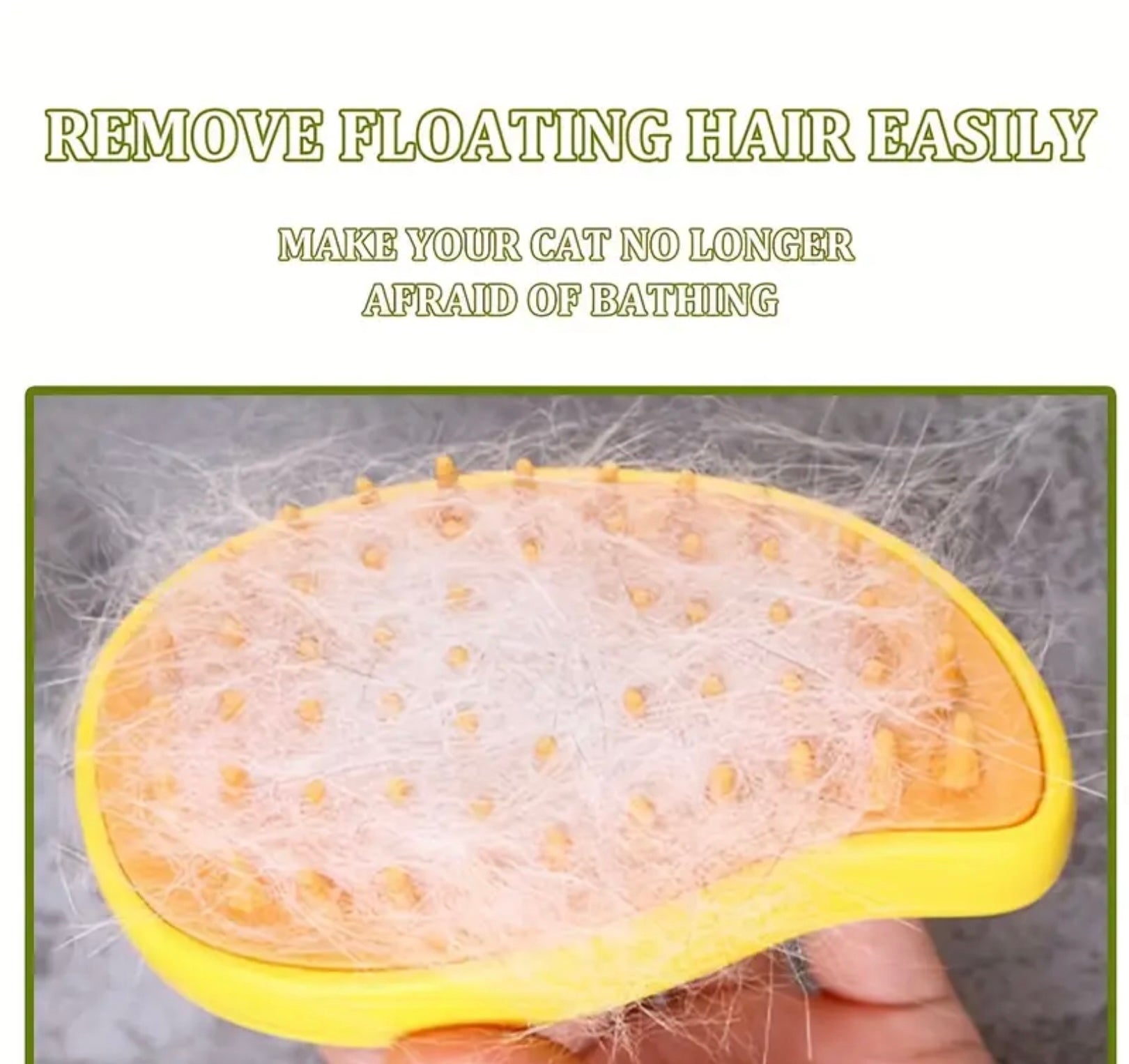 Electric Pet Grooming Brush – Hair Removal & Massage Tool for Cats and Dogs