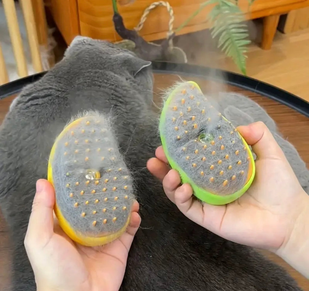 Electric Pet Grooming Brush – Hair Removal & Massage Tool for Cats and Dogs