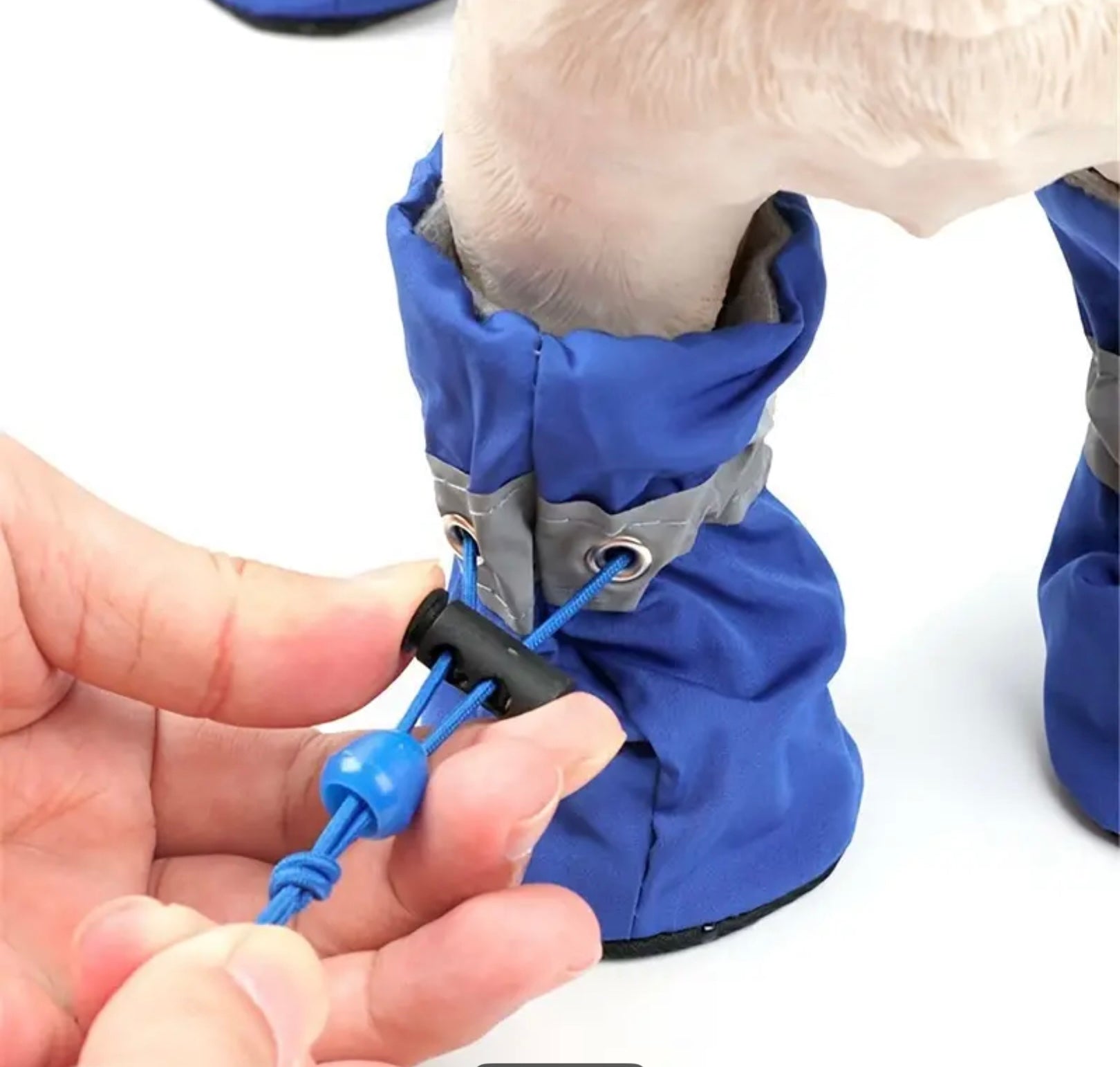 Set of 4 Waterproof Dog Boots – Paw Protection for Small Dogs, Ideal for Rain & Cold Weather