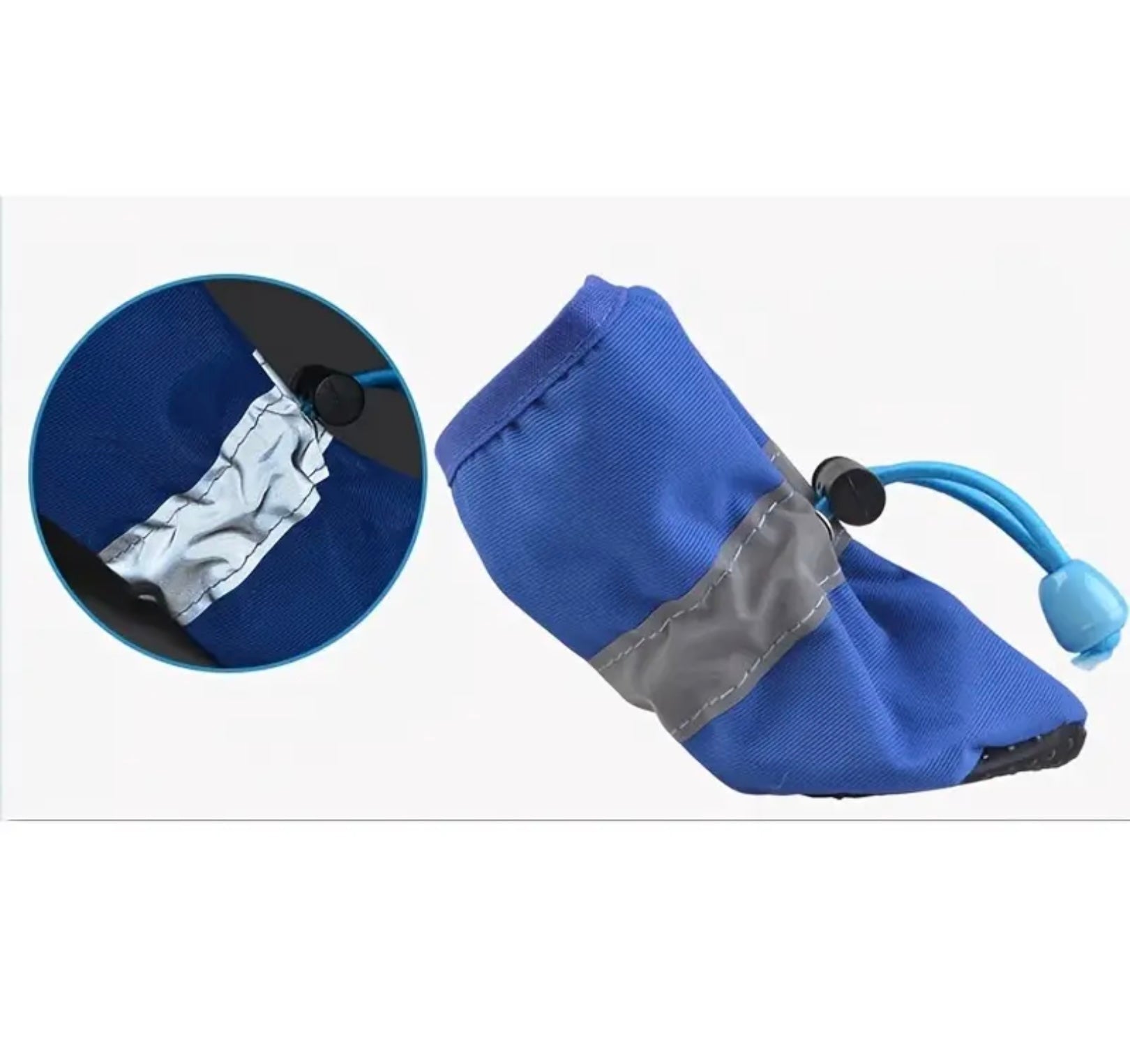 Set of 4 Waterproof Dog Boots – Paw Protection for Small Dogs, Ideal for Rain & Cold Weather