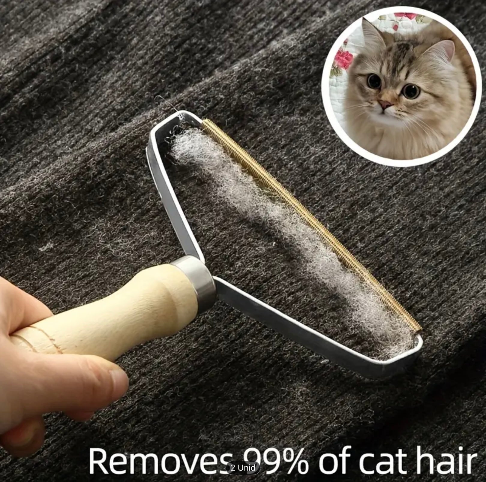 Effective Pet Hair Remover Brush – Gently De-Sheds Fur & Keeps Your Home Clean