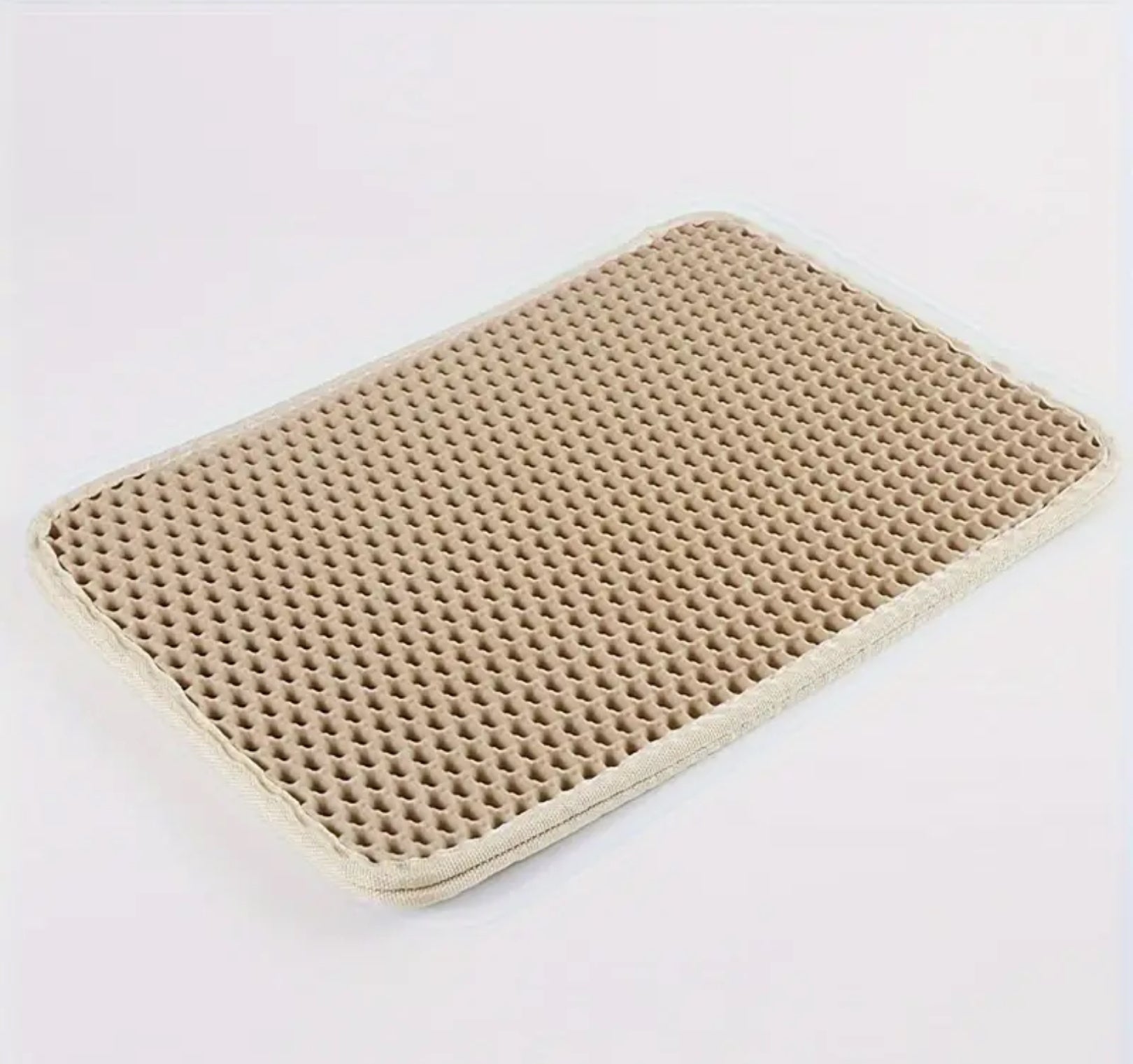 Double-Layer Cat Litter Mat – Waterproof, Anti-Scatter & Easy-Clean