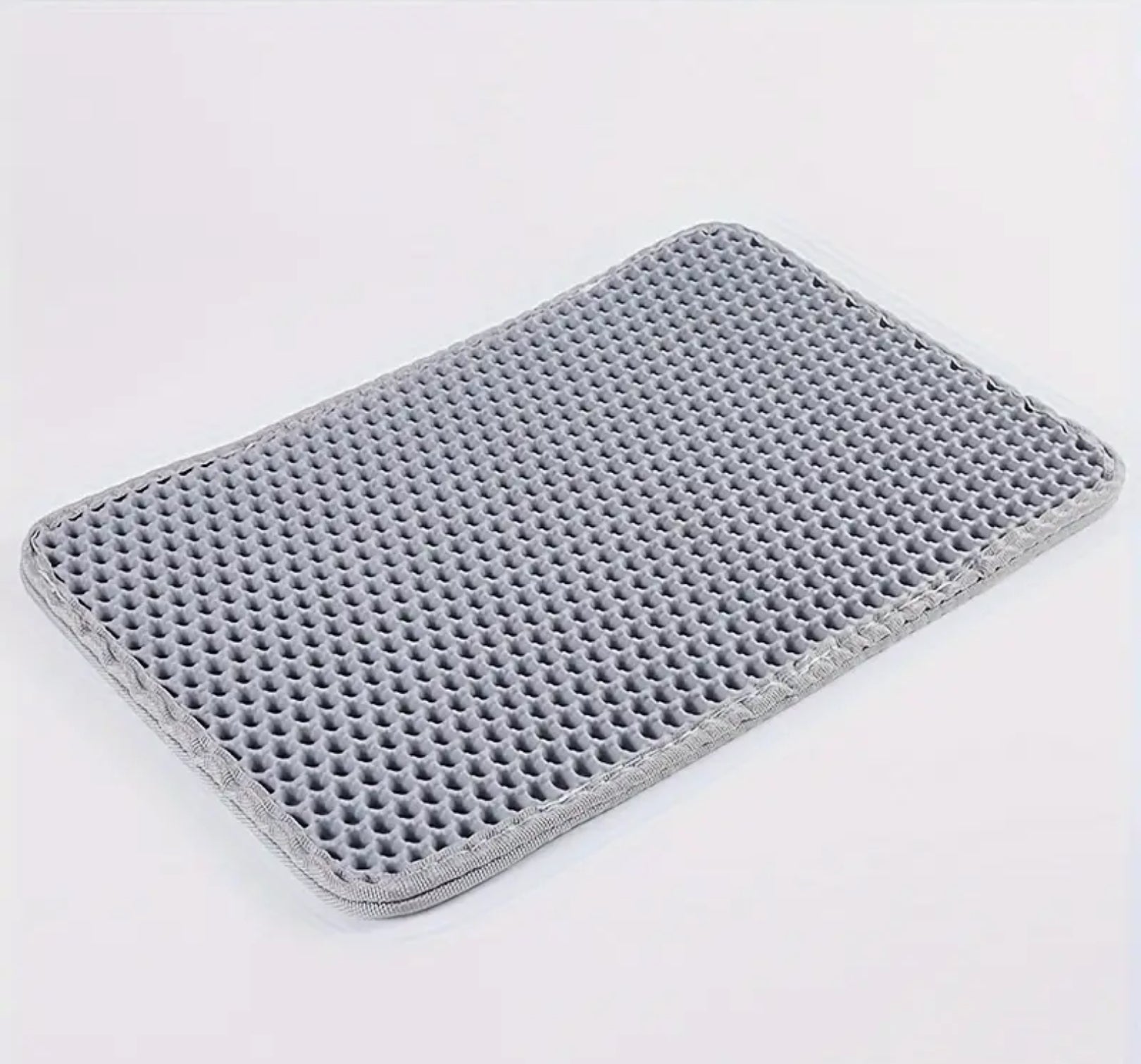 Double-Layer Cat Litter Mat – Waterproof, Anti-Scatter & Easy-Clean