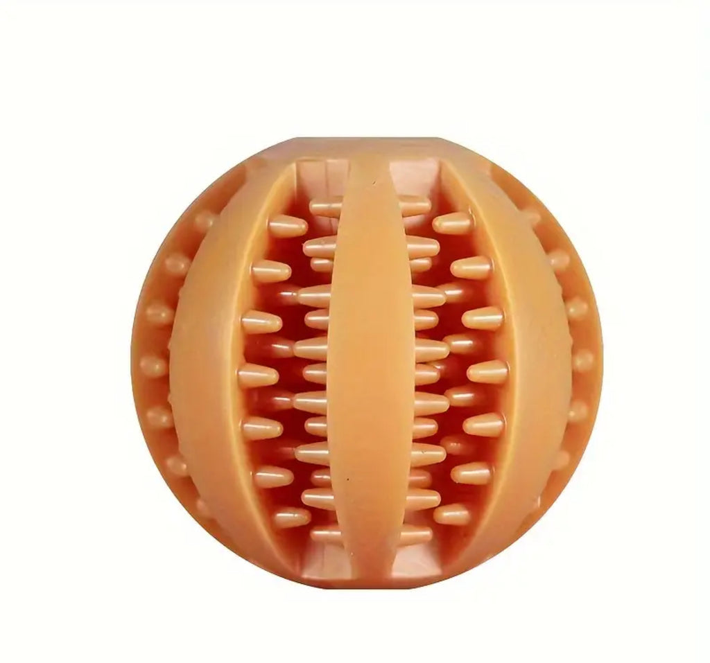 Rubber Chew Ball Toy for Small Dogs – Treat Dispenser