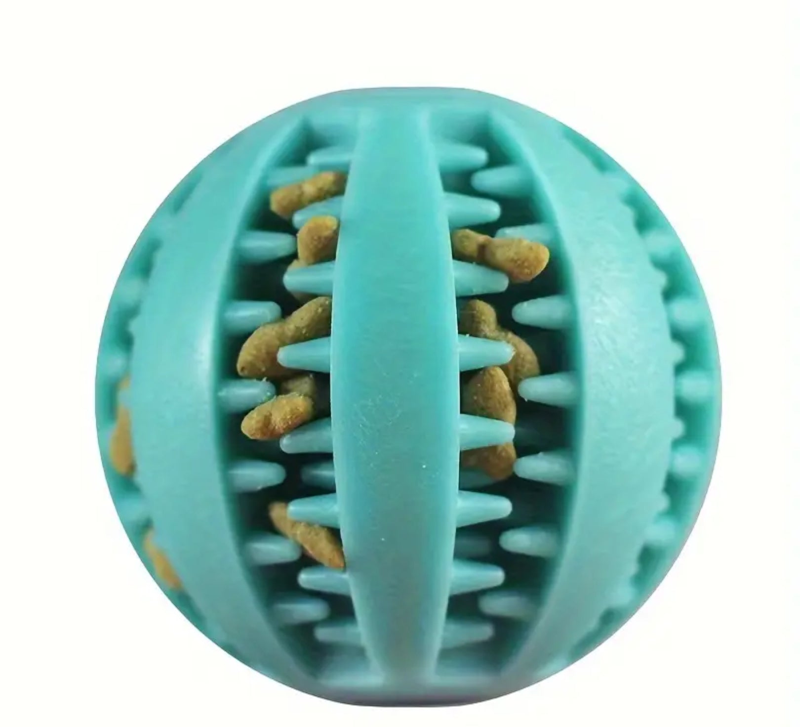 Rubber Chew Ball Toy for Small Dogs – Treat Dispenser