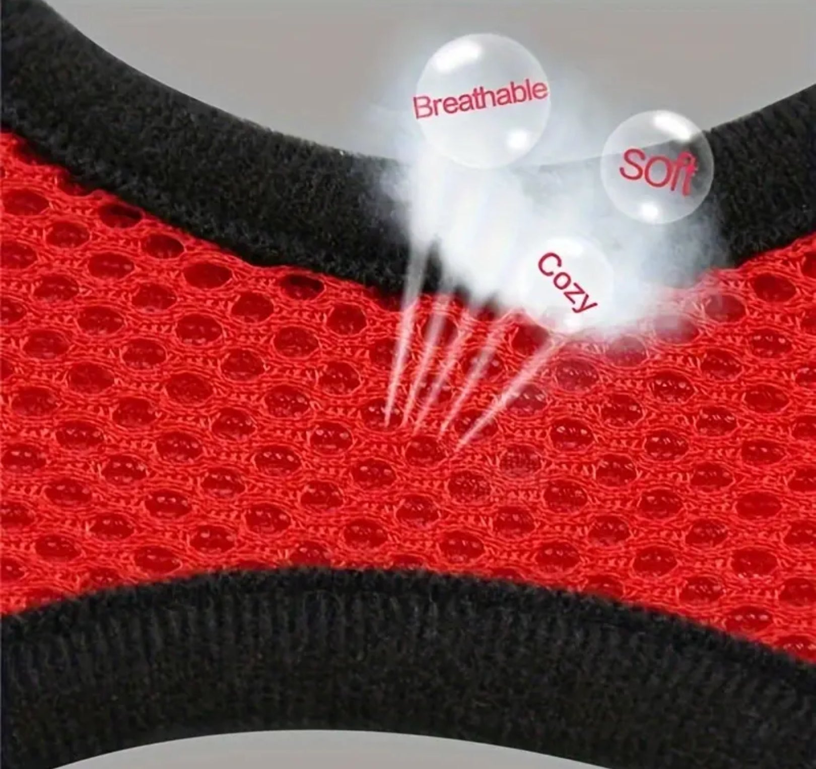 Reflective Mesh Harness & Leash Set for Pets