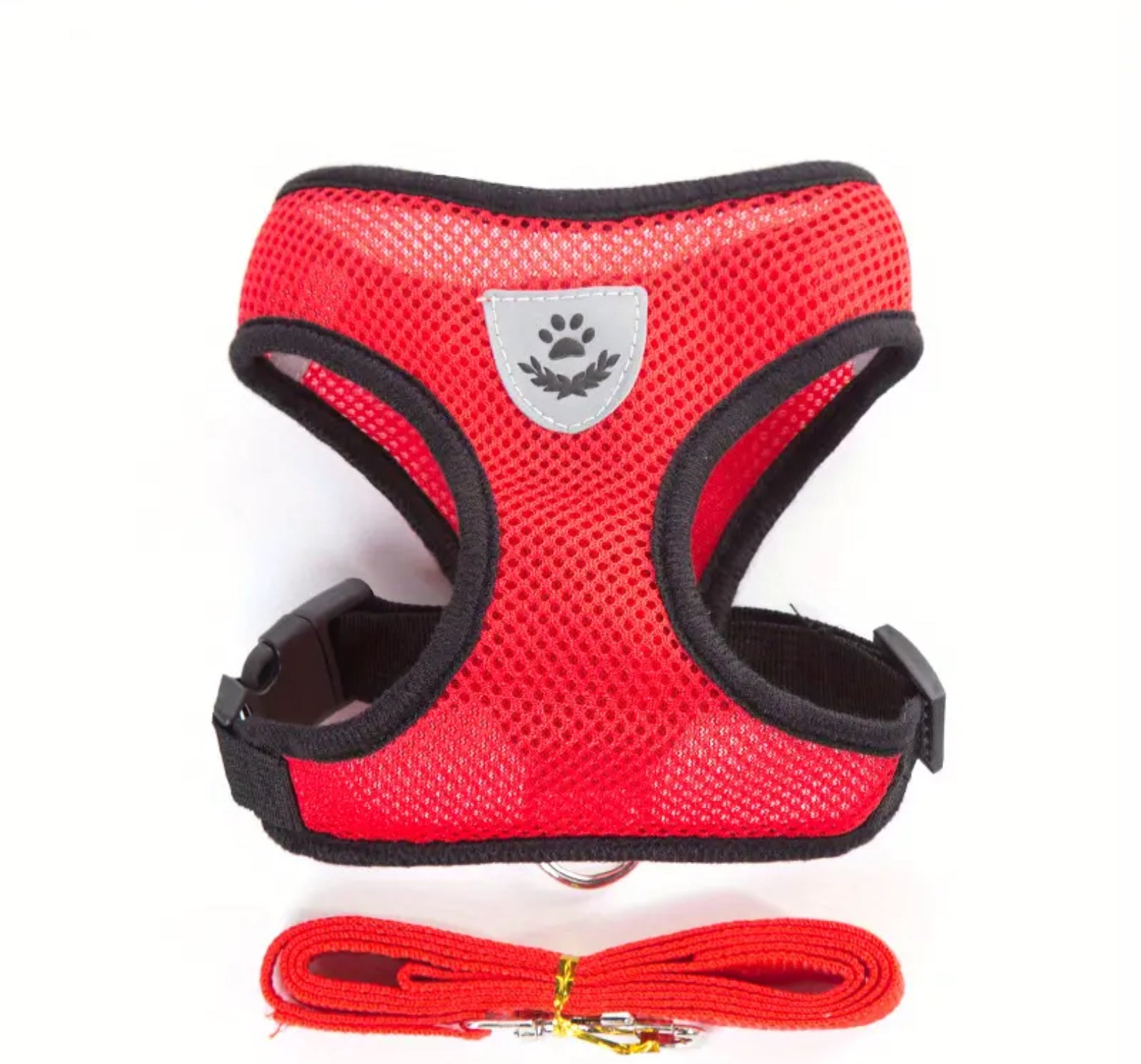 Reflective Mesh Harness & Leash Set for Pets