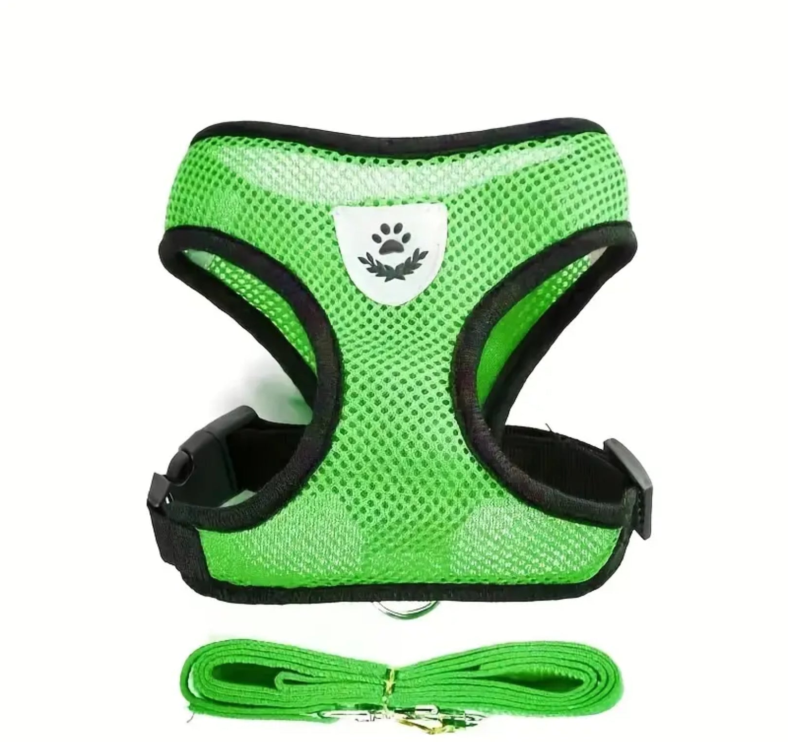 Reflective Mesh Harness & Leash Set for Pets