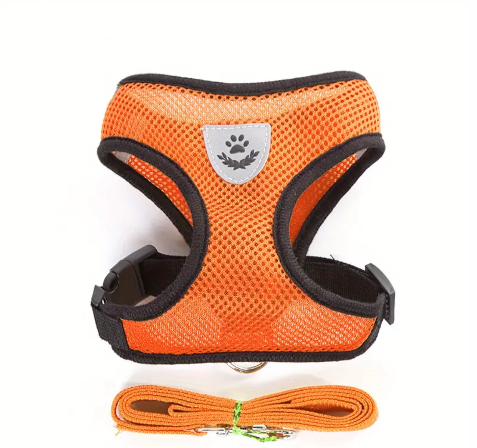 Reflective Mesh Harness & Leash Set for Pets
