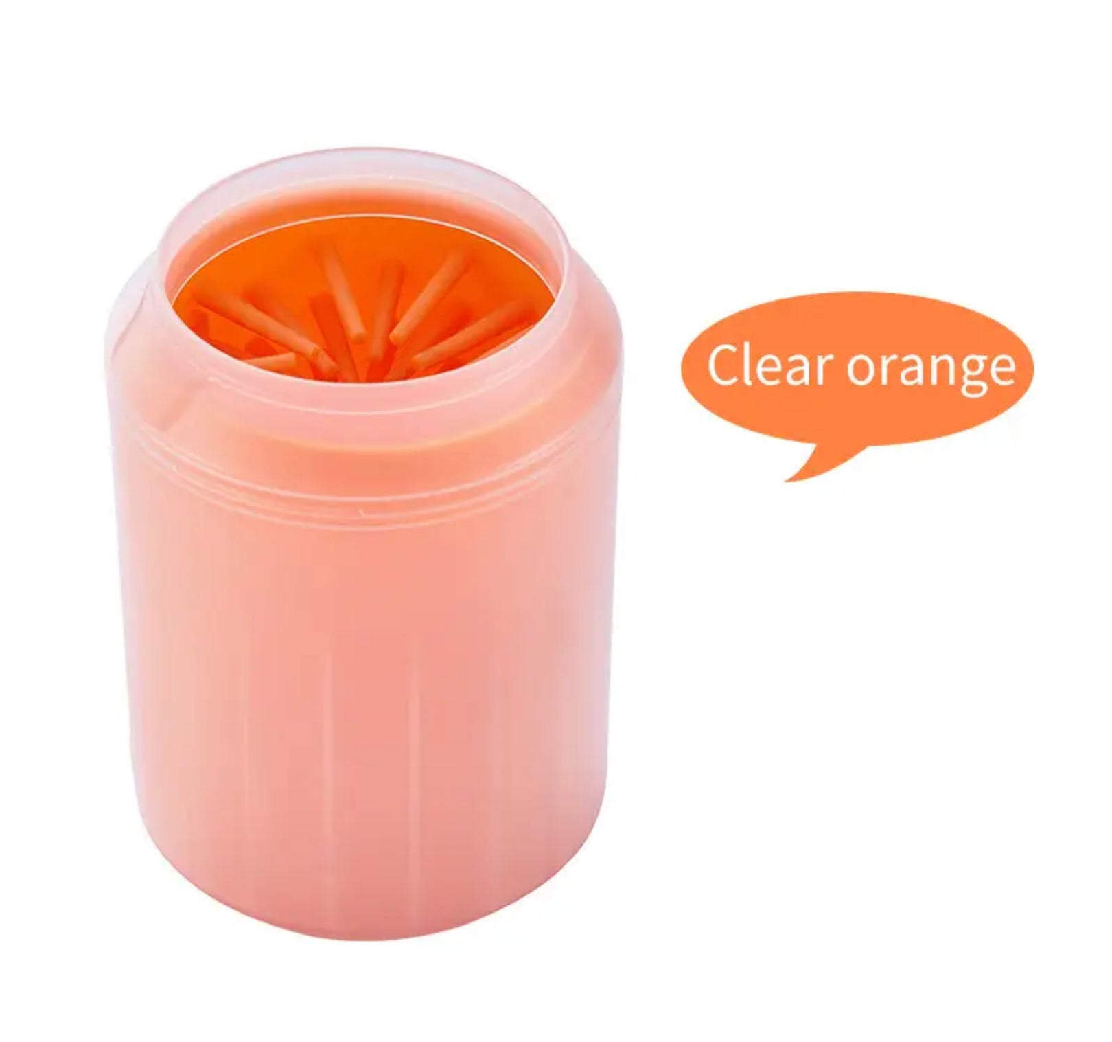 Silicone Paw Cleaner Cup for Pets – Manual, Soft Bristles