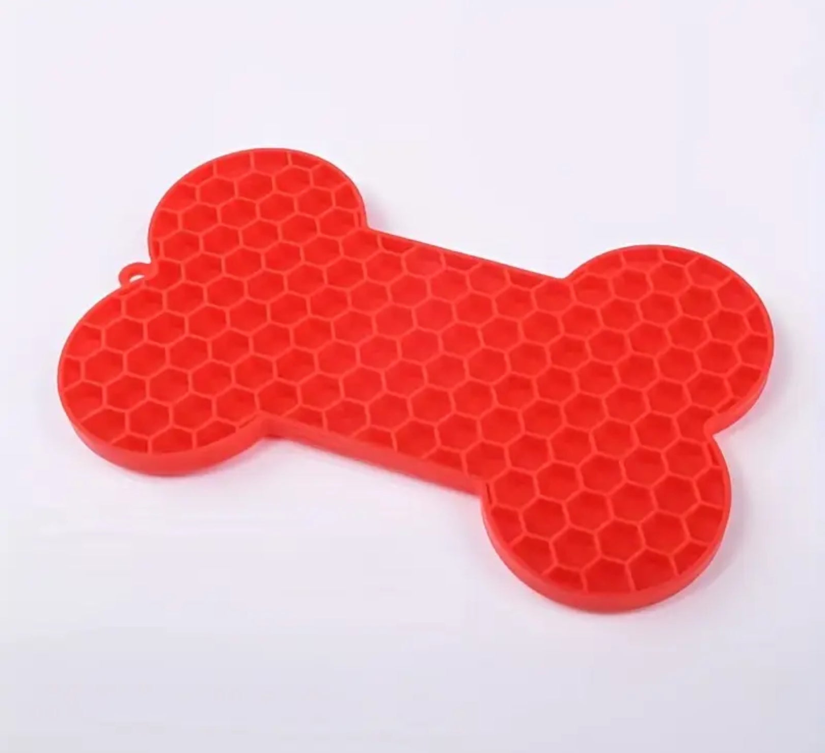 Dog Lick Mat – Bone-Shaped Slow Feeder with Suction Cups
