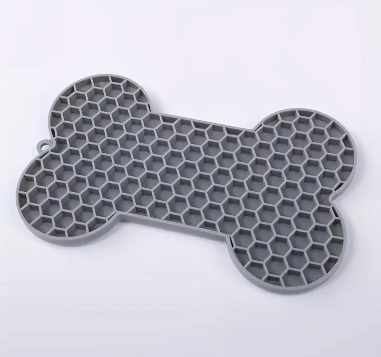Dog Lick Mat – Bone-Shaped Slow Feeder with Suction Cups