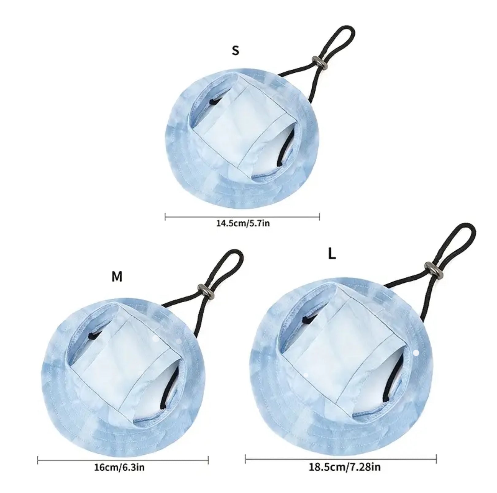 Pet Sun Hat with UV Protection – Adjustable & Breathable for Small Dogs & Cats