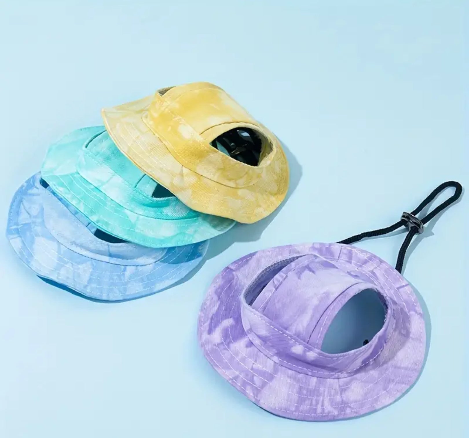 Pet Sun Hat with UV Protection – Adjustable & Breathable for Small Dogs & Cats