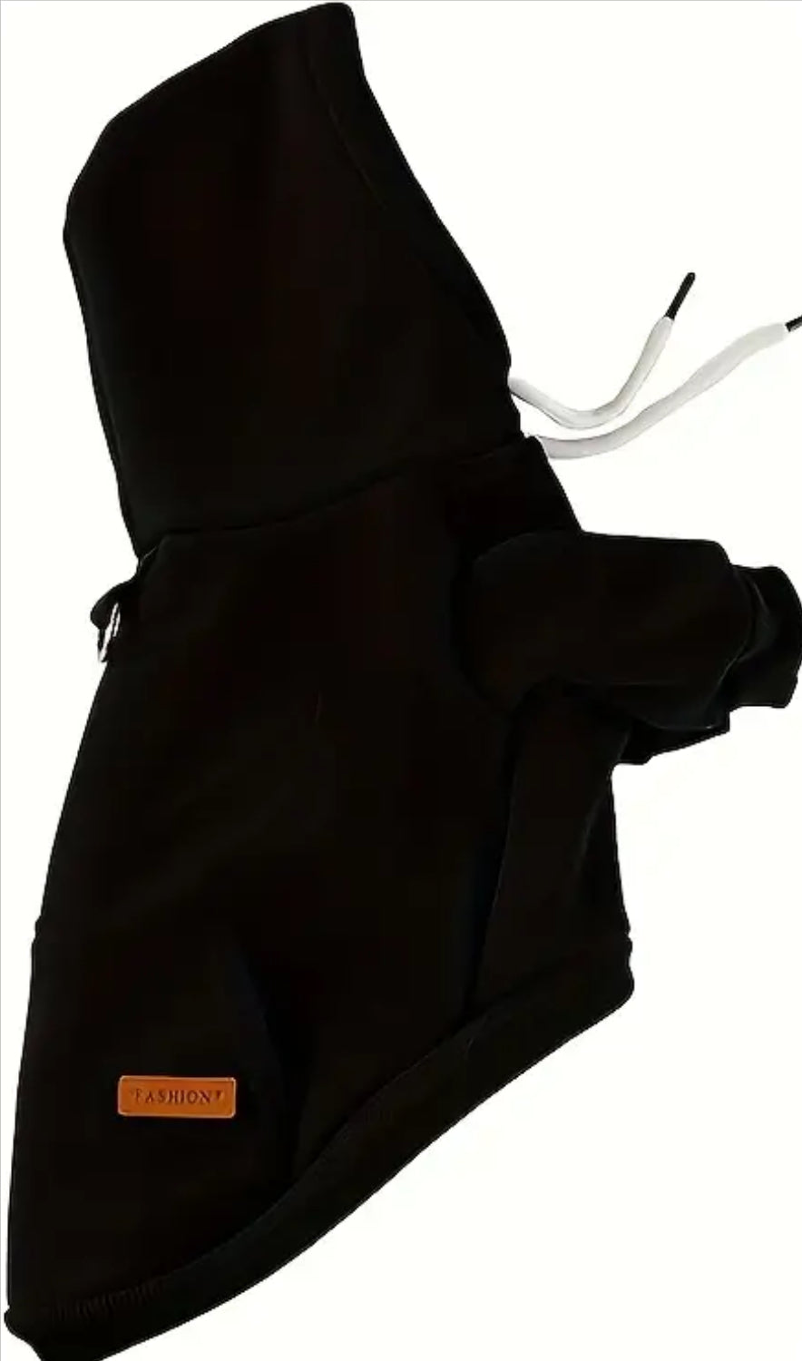 Small Dog Hoodie – Soft Polyester Knit Pullover for Chilly Days