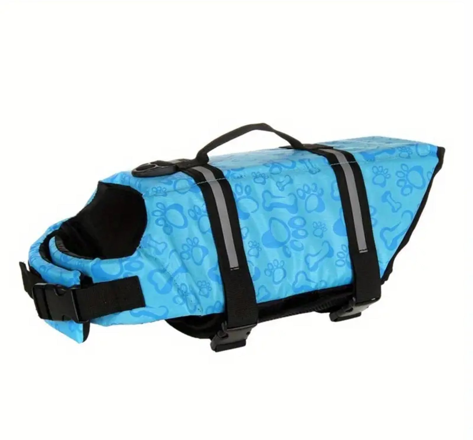 Dog Life Jacket – Adjustable Swim Vest for Dogs with Reflective Safety Strips