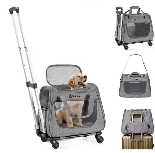 Dog Carrier with Trolley – Easy Travel for You and Your Pet