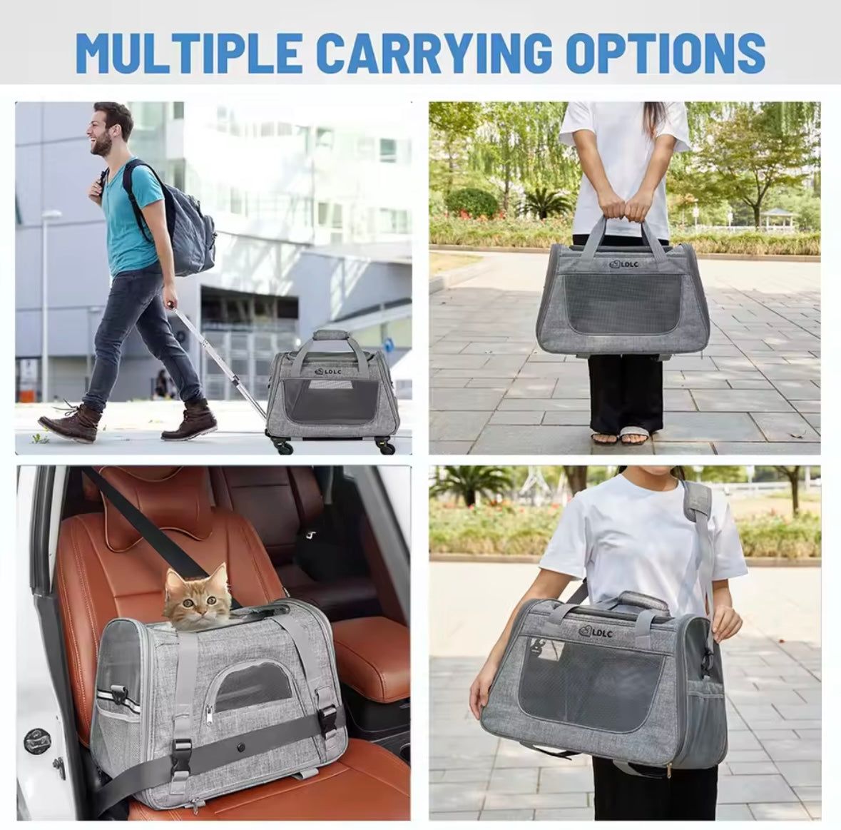 Dog Carrier with Trolley – Easy Travel for You and Your Pet
