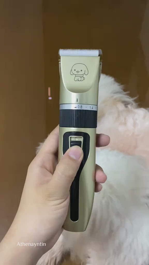 Rechargeable Pet Grooming Clipper Kit – Adjustable Trimmer for All Fur Lengths
